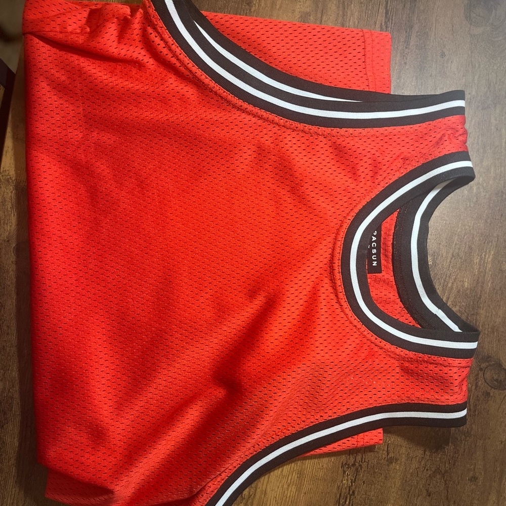 Red Pacsun Basketball jersey
